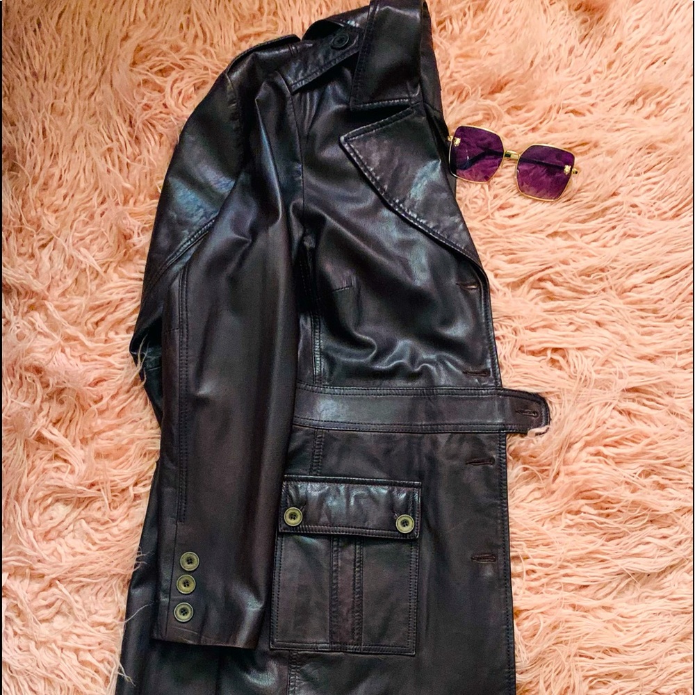 Leather Trench
